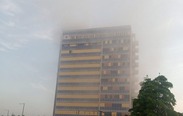 Fire Guts Lagos WAEC Office