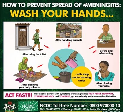 NCDC Reveals Mode of Meningitis Transmission