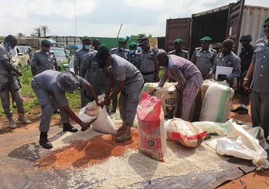 Nigeria Customs Intercept Ammunition and Contraband