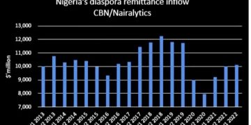 Nigeria Receives $10.11 billion Diaspora Remittances