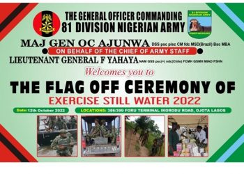 Nigerian Army to Conduct Exercise Still Water