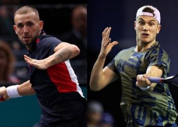 Britain’s Evans Loses to Tsitsipas