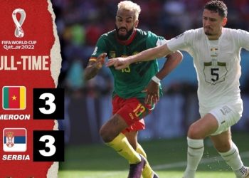 Cameroon Draw Serbia in Group G Game