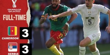 Cameroon Draw Serbia in Group G Game