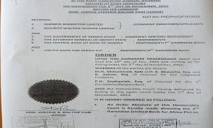 Court Orders 40billion Deduction from Ebonyi Account