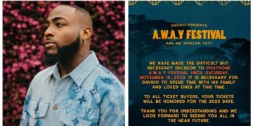 Davido Postpones Atlanta Festival