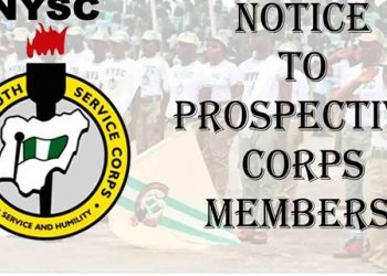 NYSC Announces Mandatory Medical Fitness Test
