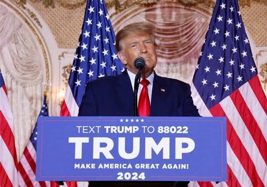 Trump Declares Intention to Run for President