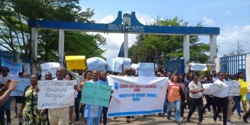 Uniport Protest Against Maltreatment of Lecturers