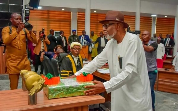 Akeredolu Presents 2023 Budget