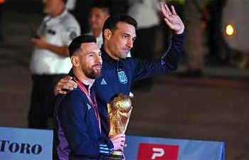 Argentine Players Return Home After World Cup Victory