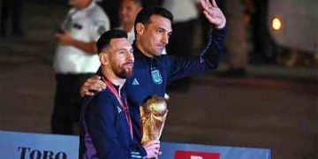 Argentine Players Return Home After World Cup Victory