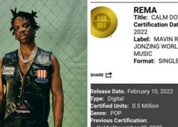 Rema Claims Gold Certification