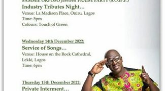 Okposo’s Family Announces Burial Date