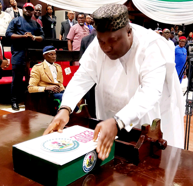 Ugwuanyi Presents 2023 Budget to State Assembly