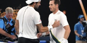 Murray Beats Berrettin in the First Round of the Australian Open