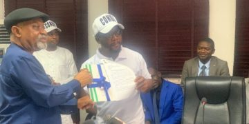 Ngige Present Registration Letters to CONUA and NAMDA