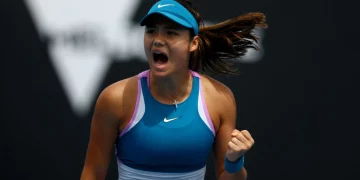Raducanu Reaches Second Round of the Australian Open