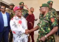 Umahi Lauds Army for Dedication Towards Fighting Insecurity