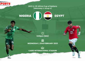 Flying Eagles Beats Egypt 1-0 at the AFCON U20 Nations Cup