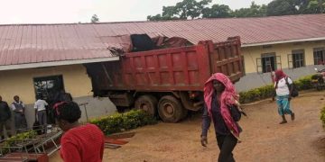 Lorry Rams into Classroom in Uganda