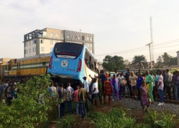Passenger Train Crushes Lagos Government Staff Bus
