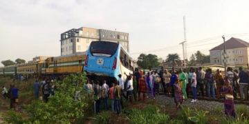 Passenger Train Crushes Lagos Government Staff Bus