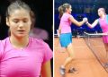 Raducanu Beaten by Ostapenko